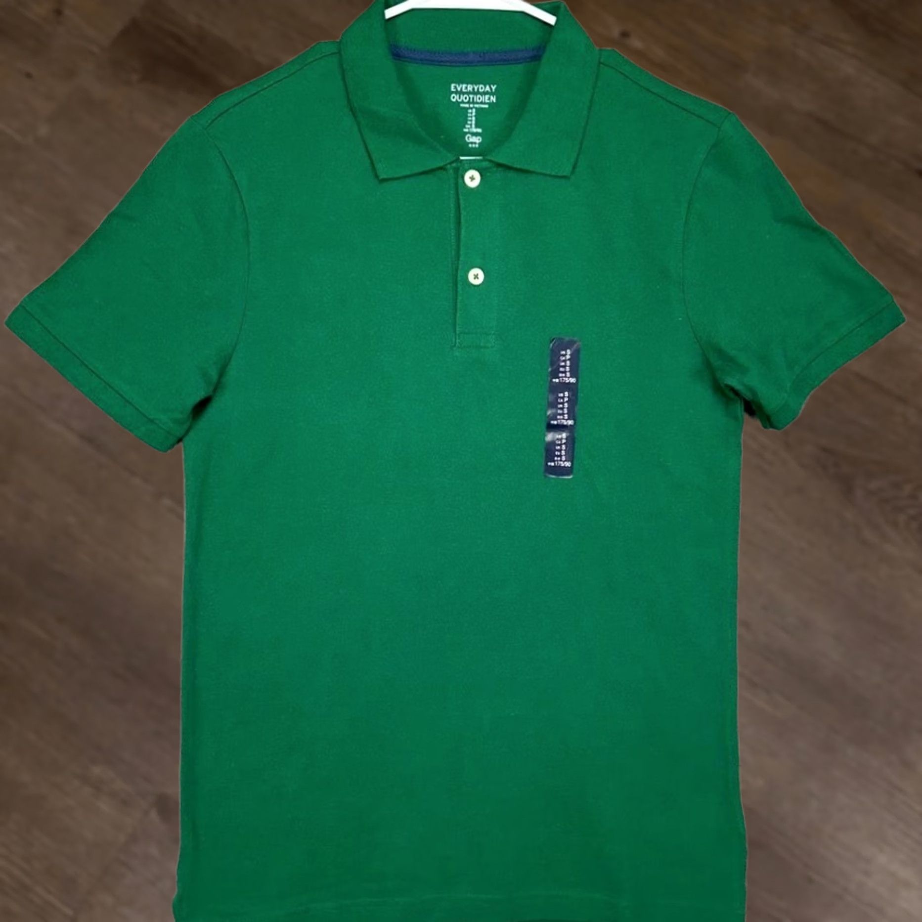 Gap Gap Everyday Polo Shirt Mens Small Green Rugby Casual Short Sleeve Comfort Size US S / EU 44-46 / 1 - 1 Thumbnail