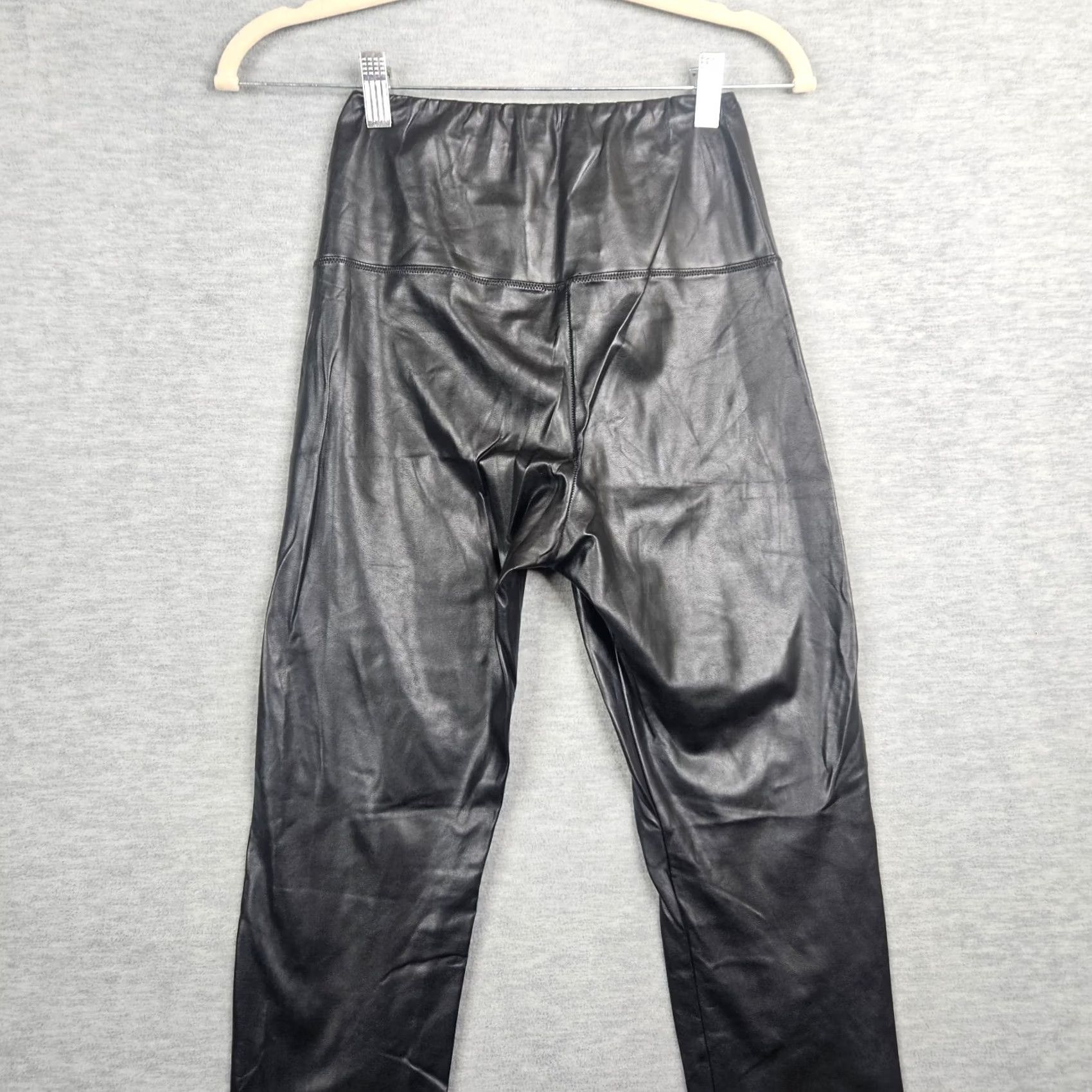 Vintage Wilfred Free Women's Daria Vegan High Rise Black Faux Leather Leggings Sz S Size 28" / US 6 / IT 42 - 3 Thumbnail