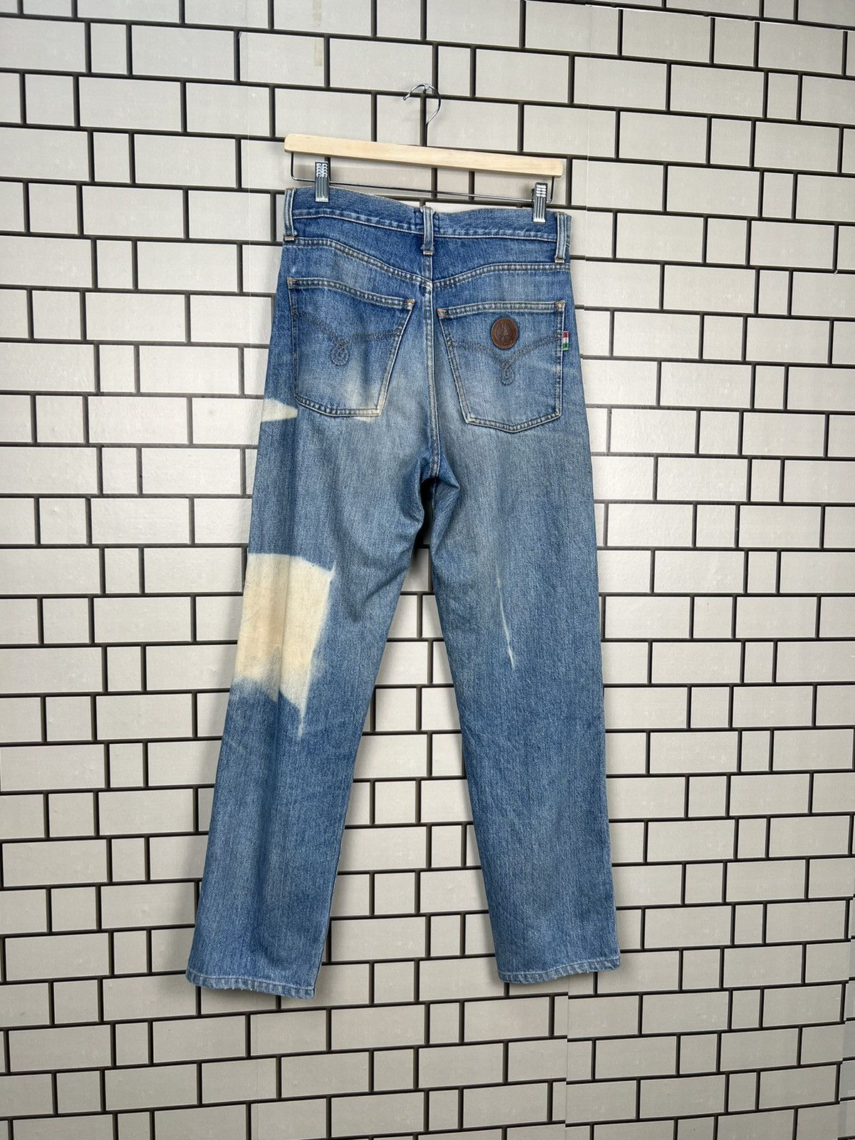 Moschino × Vintage Moschino Acid Wash Vintage Jeans Pants Size US 30 / EU 46 - 8 Thumbnail