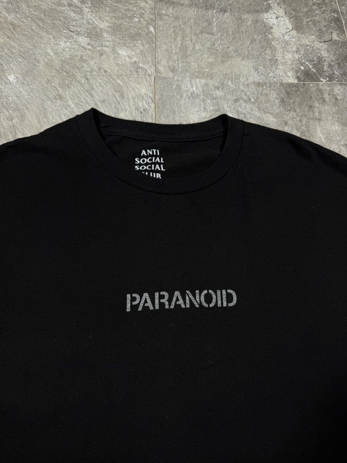 Anti Social Social Club Anti Social Social Club x Undefeated Paranoid Black Big Logo Size US XXL / EU 58 / 5 - 2 Thumbnail