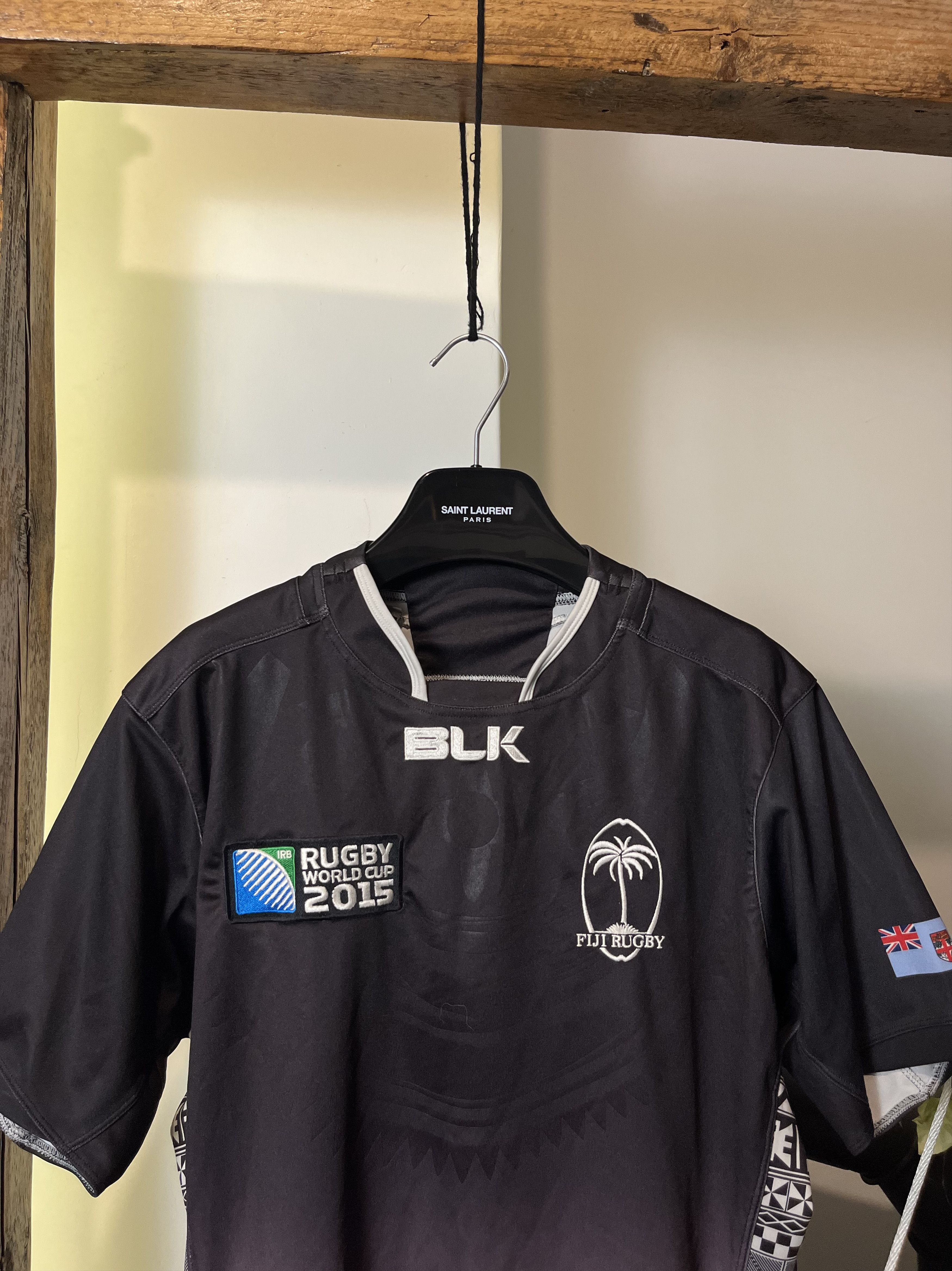 Canterbury of New Zealand × Fiji × Vintage FIJI Rugby World Cup 2015 Jersey Size US L / EU 52-54 / 3 - 3 Thumbnail