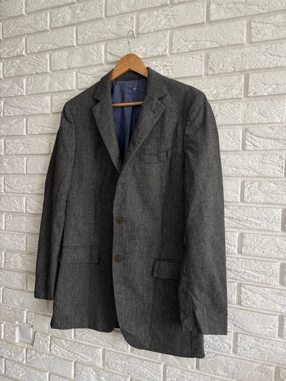 Suitsupply Suitsupply blazer pure wool gray Size 40L - 3 Thumbnail