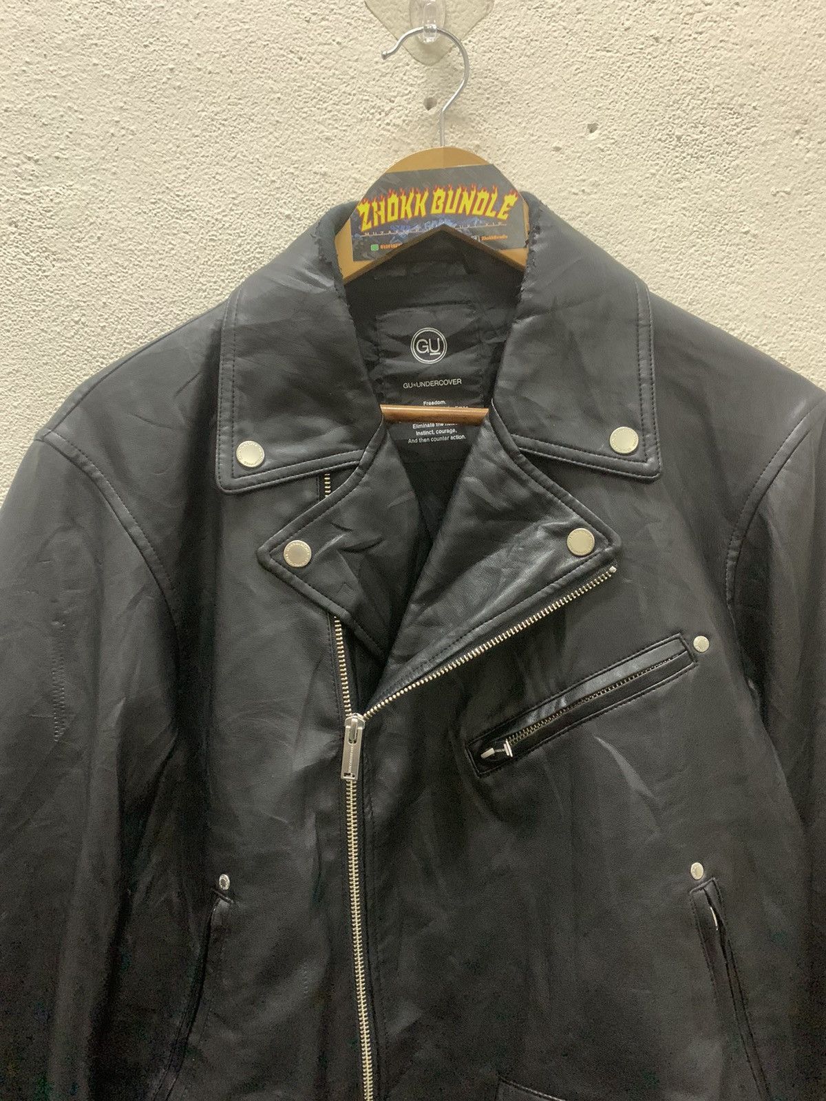 Undercover GU x Undercover Eliminate The Noise Synthetic Leater Size US XS / EU 42 / 0 - 3 Thumbnail