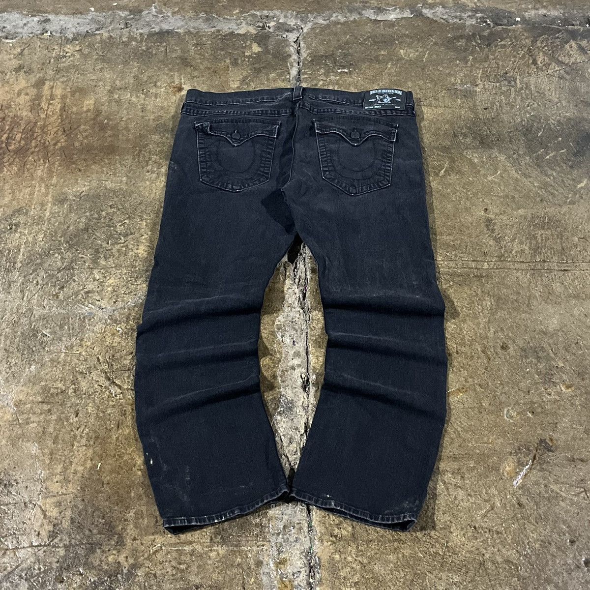 True Religion × Vintage Crazy Vintage Y2K True Religion Jeans Ricky Hip-Hop Unique Size US 44 / EU 60 - 1 Thumbnail