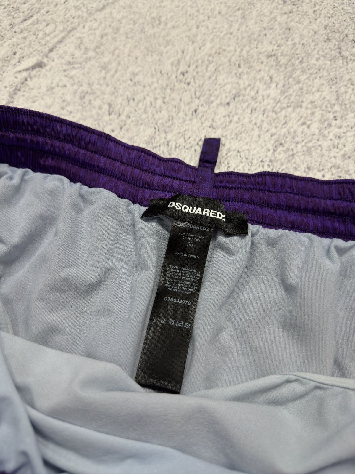 Dsquared2 LUXURY DSQUARED2 NYLON SWIMMING MONOGRAM SHORTS MEN’S Size US 34 / EU 50 - 7 Thumbnail