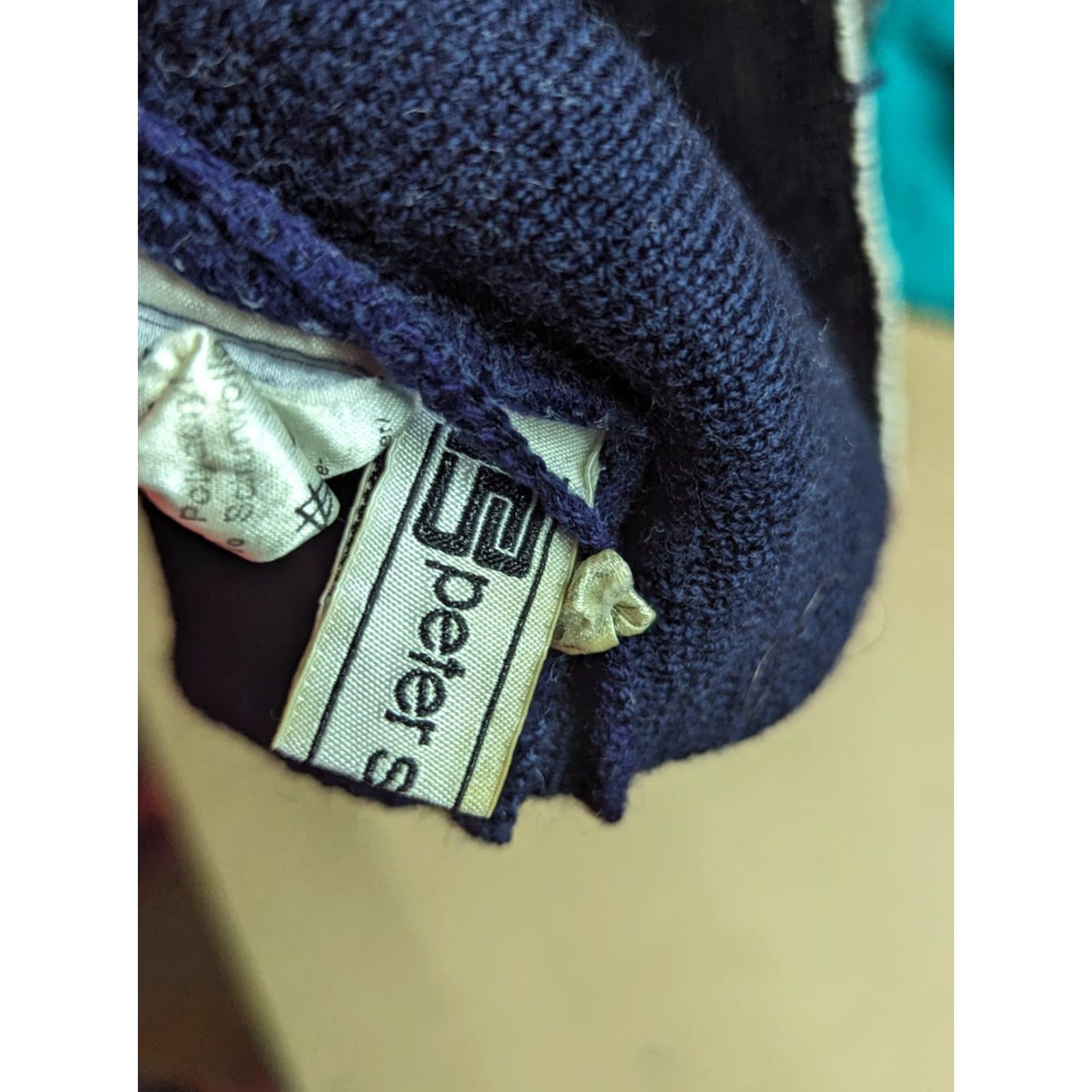 Vintage VINTAGE peter Steinebronn Ski Beanie Hat Wool Lined Blue Knit Unisex Adults One Size Beanie Mens Womens Girls Boys Size ONE SIZE - 3 Thumbnail