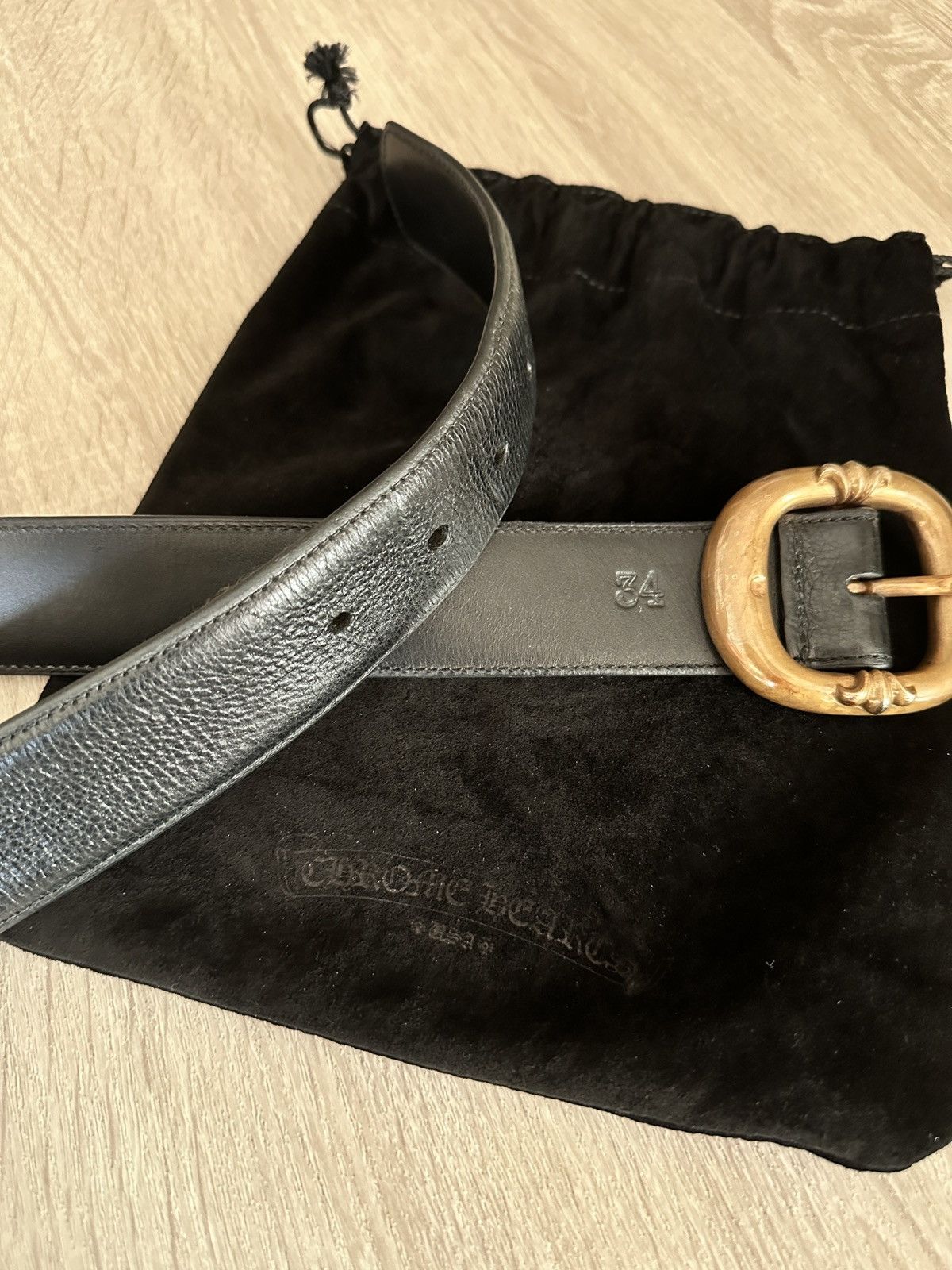 Chrome Hearts RARE CHROME HEARTS BRONZE GUNSLIGNER size 34 like new Size 34 - 9 Thumbnail