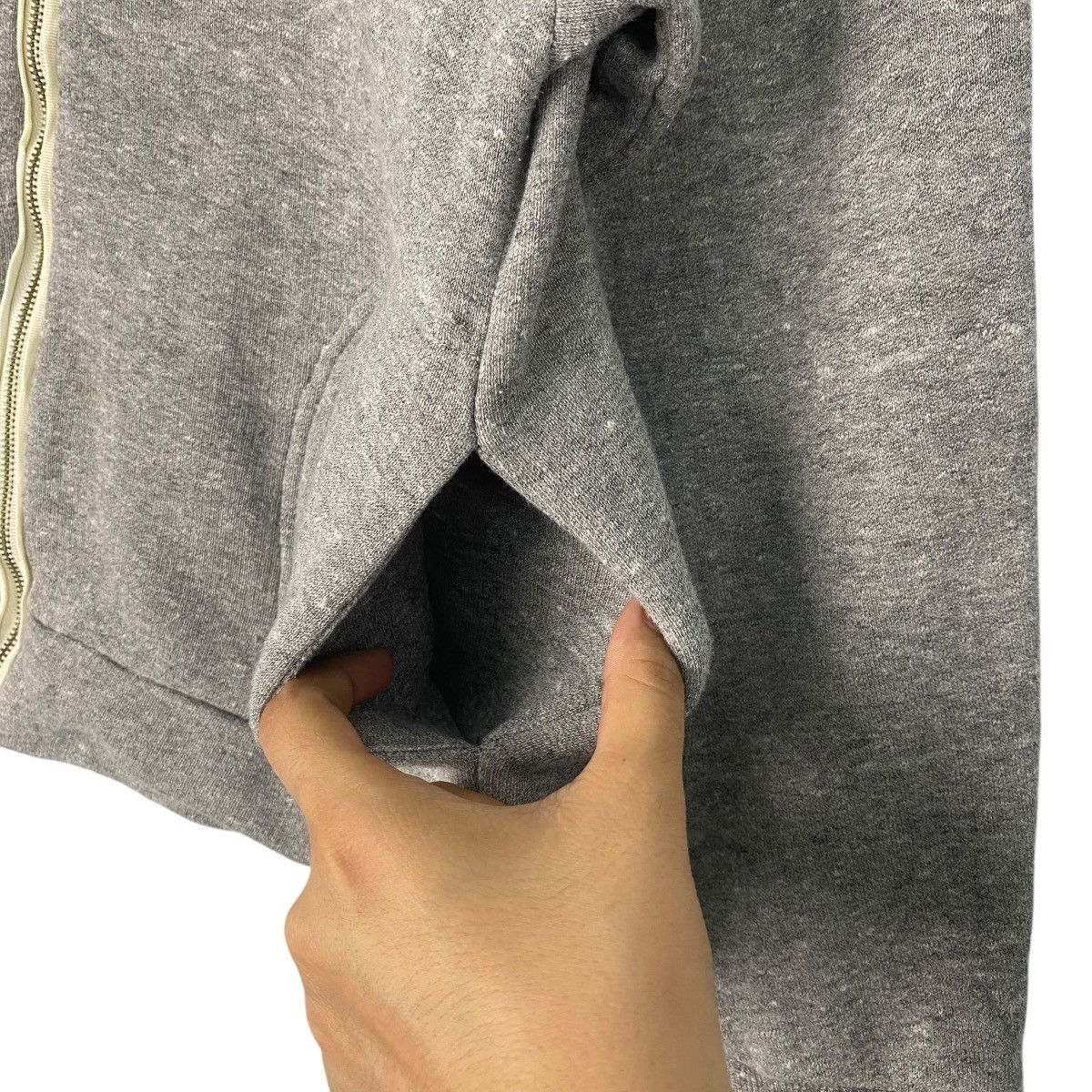 Lanvin Vintage Lanvin Full Zip Hoodie Embroidered Gray Size S / US 4 / IT 40 - 6 Thumbnail