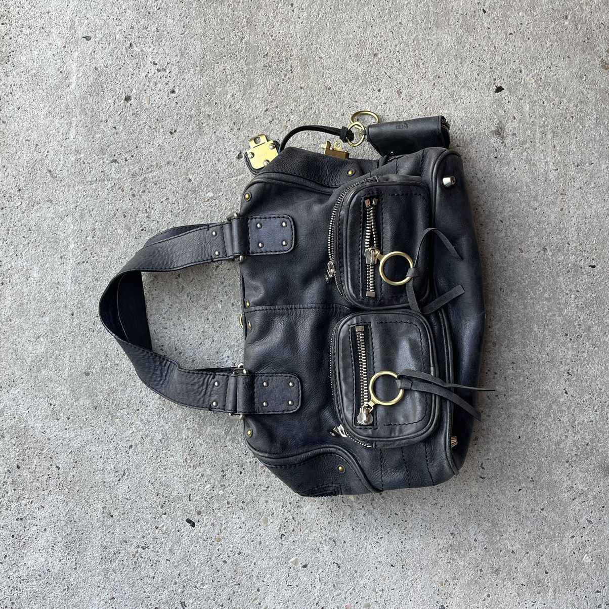 Chloe Chloe multipocket leather bag black/grey y2k Size ONE SIZE - 5 Thumbnail