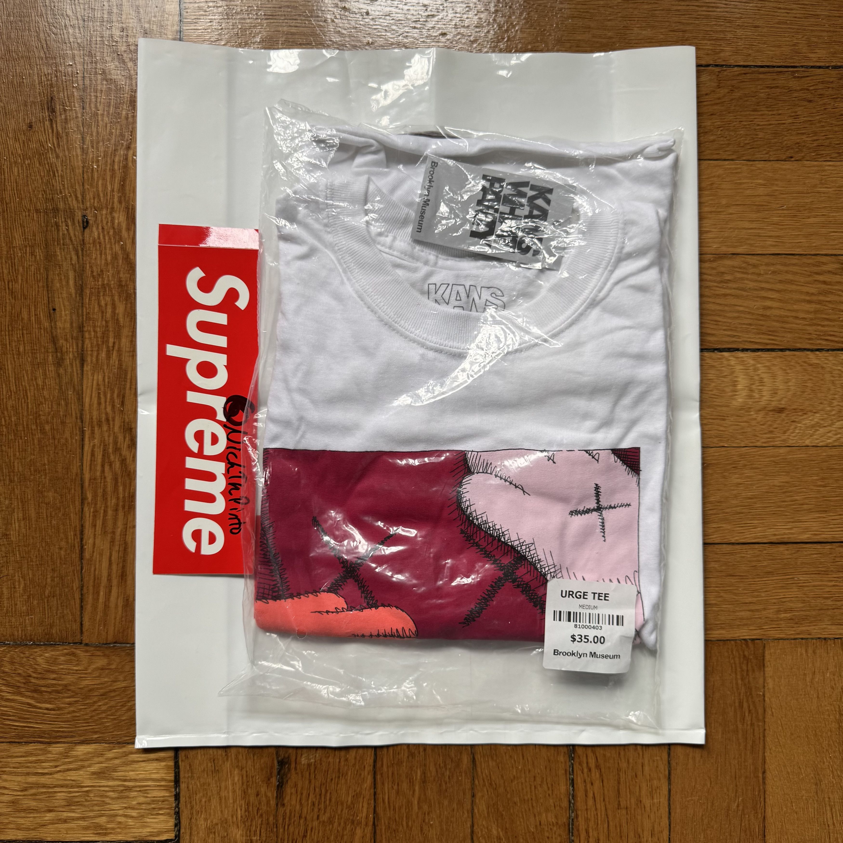 Kaws Brooklyn Museum - Urge Tee Size US M / EU 48-50 / 2 - 1 Thumbnail