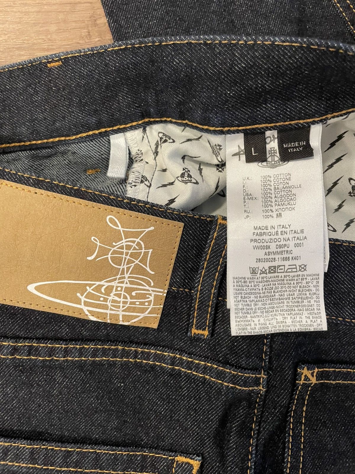Vivienne Westwood Vivienne Westwood Denim asymmetrical jeans Size US 34 / EU 50 - 6 Thumbnail