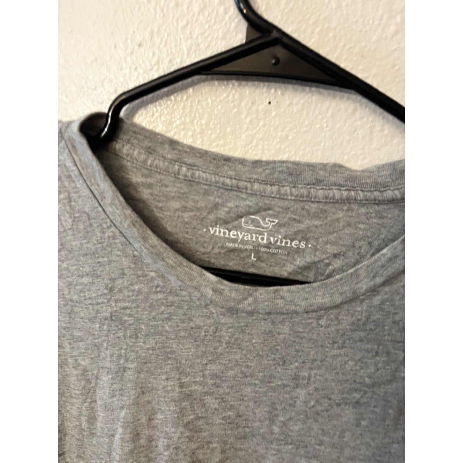 Vineyard Vines Vineyard Vines Gray Logo Long Sleeve T-Shirt Men's Large Holiday Theme Size US L / EU 52-54 / 3 - 4 Thumbnail