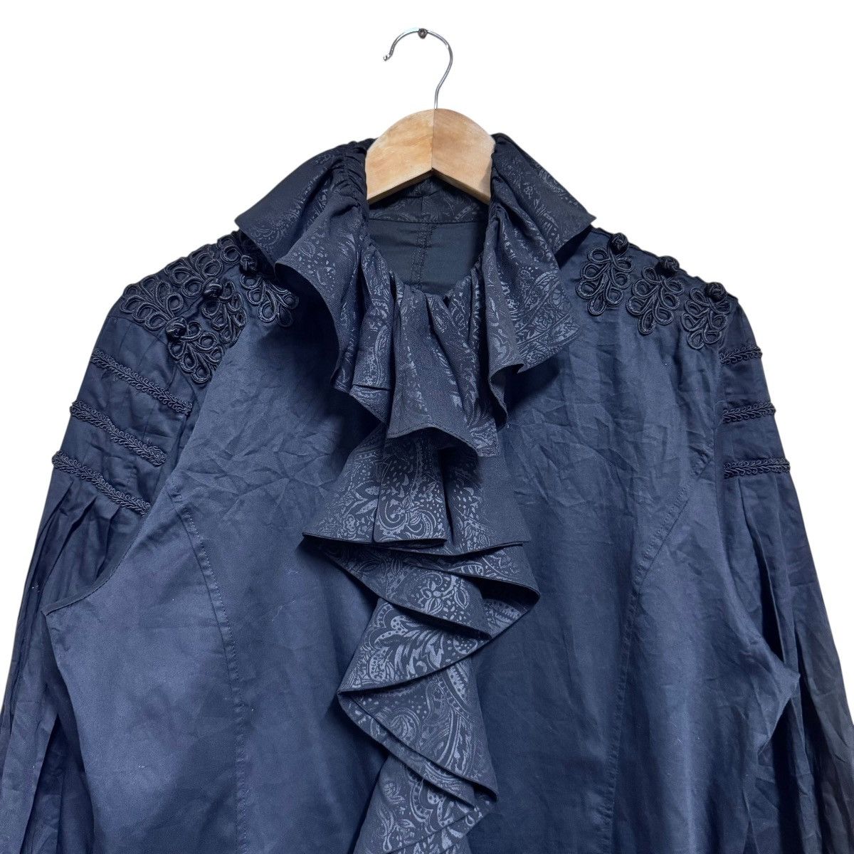 Mari's Rock Punk Rave Ruffled Vampire Gothic Shirt Size US M / EU 48-50 / 2 - 8 Thumbnail