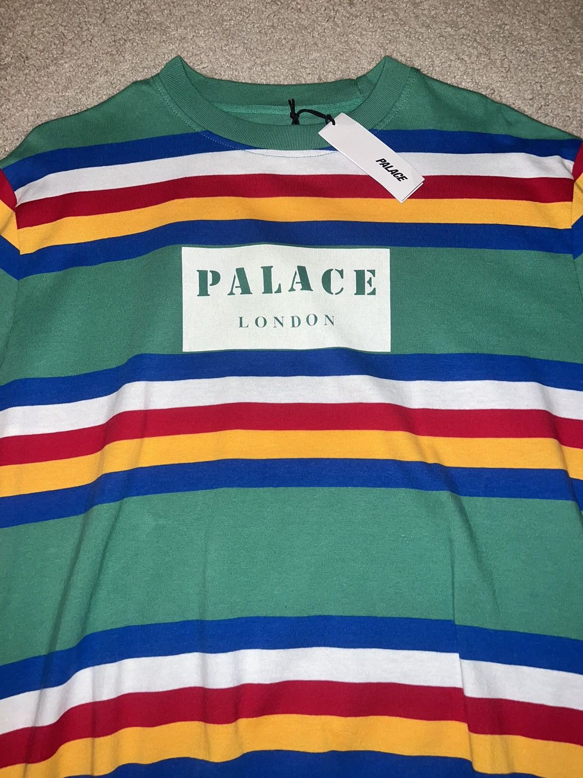 Palace Palace Rainbow Stripe Long sleeve 2021 RARE! Size Small Size US S / EU 44-46 / 1 - 2 Thumbnail