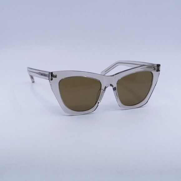Saint Laurent Paris 🕶️ New Saint Laurent SL214 KATE 032 Sunglasses - Beige Size ONE SIZE - 4 Thumbnail