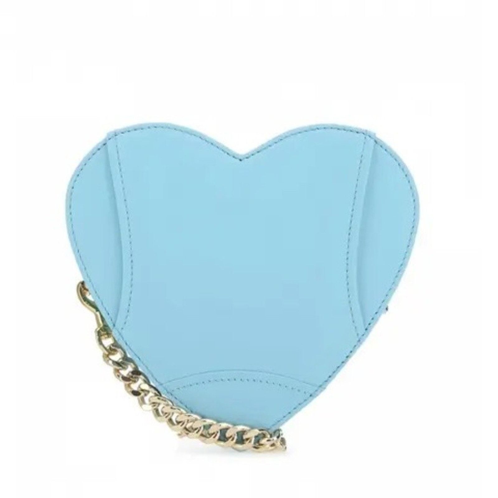 Moschino SS22 MOSCHINO Couture Jeremy Scott Turquoise Heart Biker Bag Size ONE SIZE - 3 Thumbnail