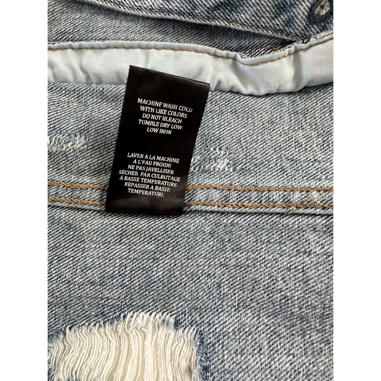 BLANKNYC Blank NYC Blue Denim Jacket Distressed Raw Edge Size M Size M / US 6-8 / IT 42-44 - 13 Thumbnail