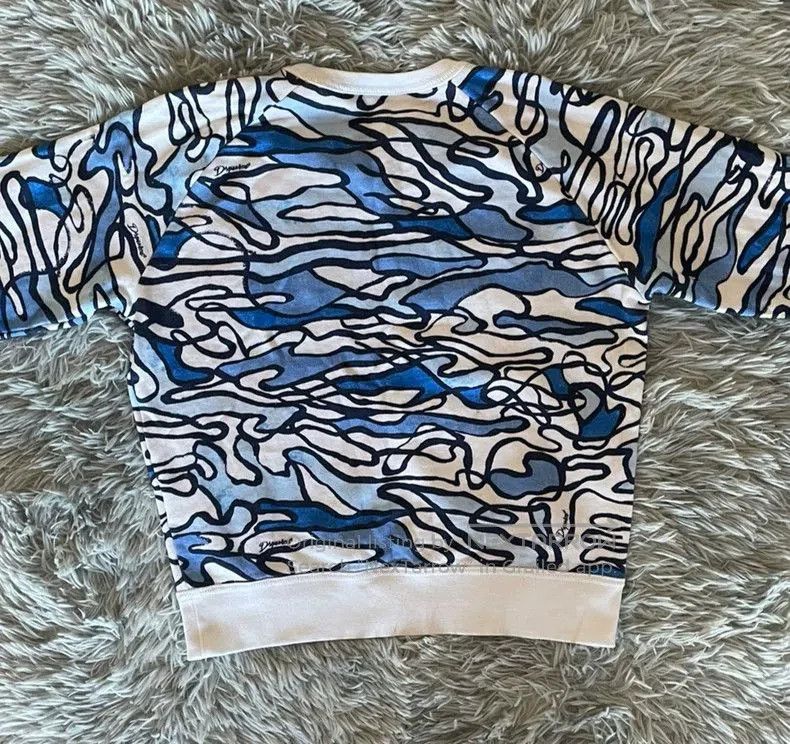 Dsquared2 DSquared2 Ocean Print Sweatshirt. Size US M / EU 48-50 / 2 - 2 Thumbnail