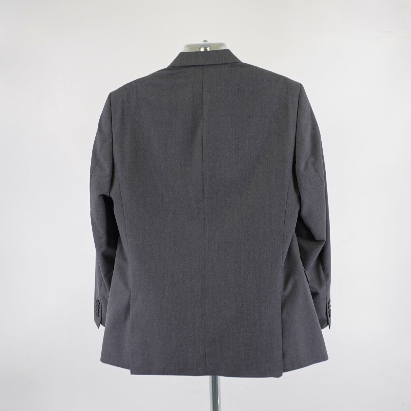 Stafford Stafford Wool Blend Classic Fit Gray Travel Suit Jacket 44L Size 44L - 6 Thumbnail