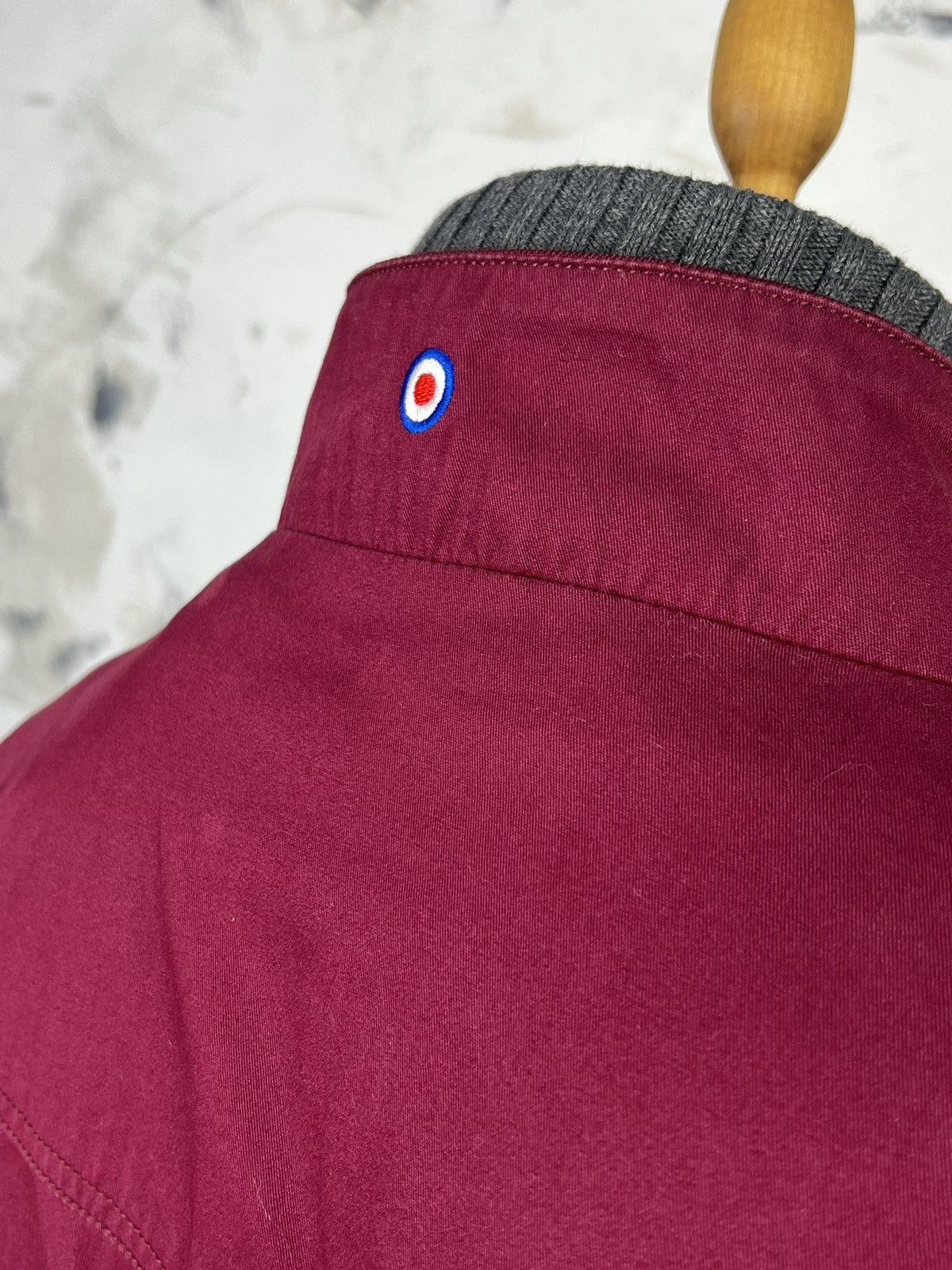 Lambretta Vintage Lambretta Burgundy Bomber Jacket Size L Size US L / EU 52-54 / 3 - 8 Thumbnail