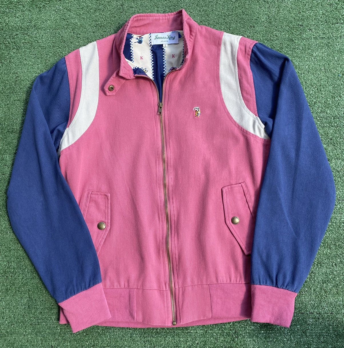 Other James King Atlanta Spring Twill Club Jacket Goat Logo Size US S / EU 44-46 / 1 - 1 Thumbnail