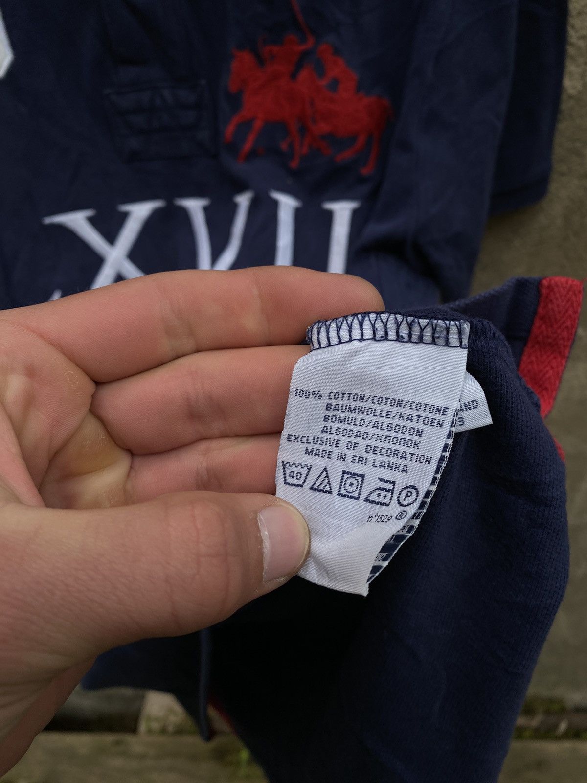 Polo Ralph Lauren × Vintage Vintage Polo Ralph Lauren Embroidered Logo Y2K Polo T-Shirt Size US L / EU 52-54 / 3 - 5 Thumbnail