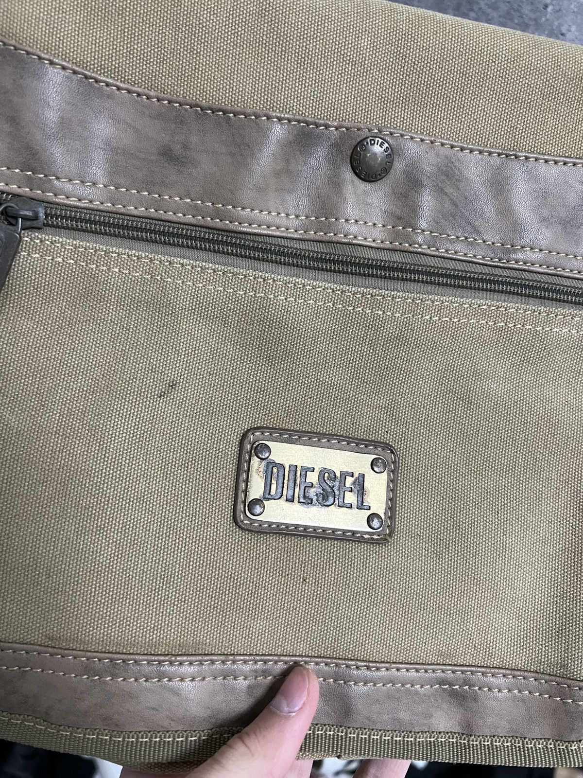 Diesel Vintage Japan Diesel Bag Avantgarde Hype Distressed Gothic Size ONE SIZE - 4 Thumbnail