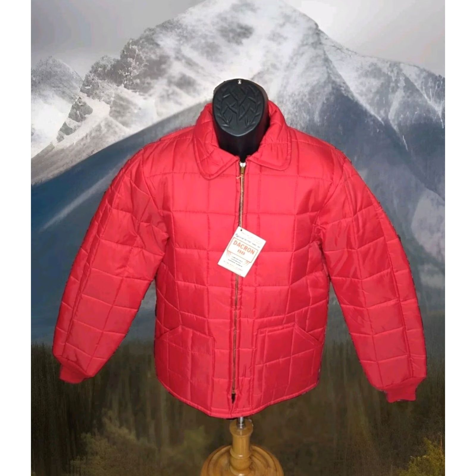 Twins VINTAGE 70s Thermal Twins Samco Dacron 88 Quilted Jacket Mens Small Ski Coat Size US S / EU 44-46 / 1 - 2 Thumbnail