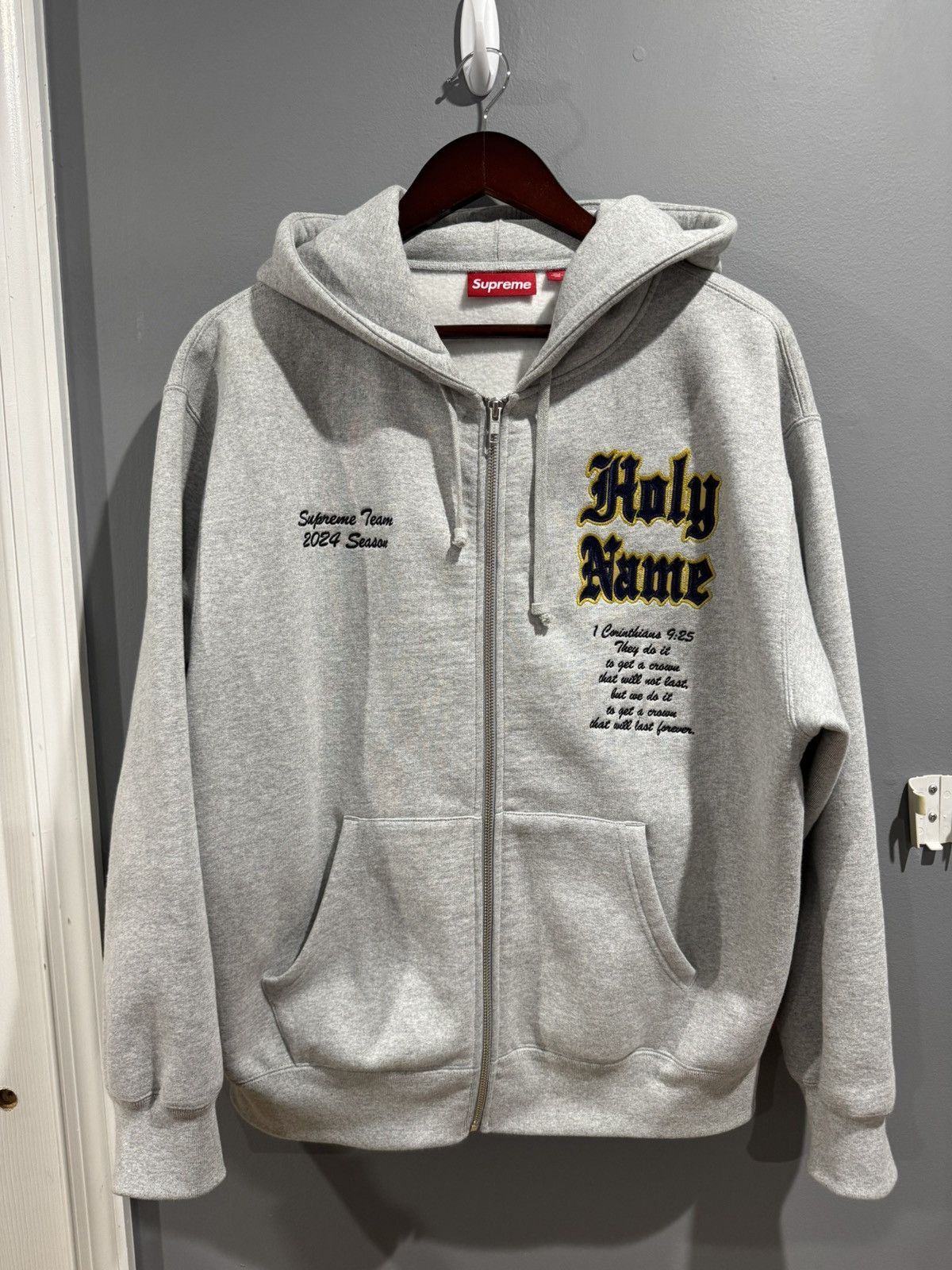 Supreme Supreme Salvation Zip Up Hoodie | Grailed
