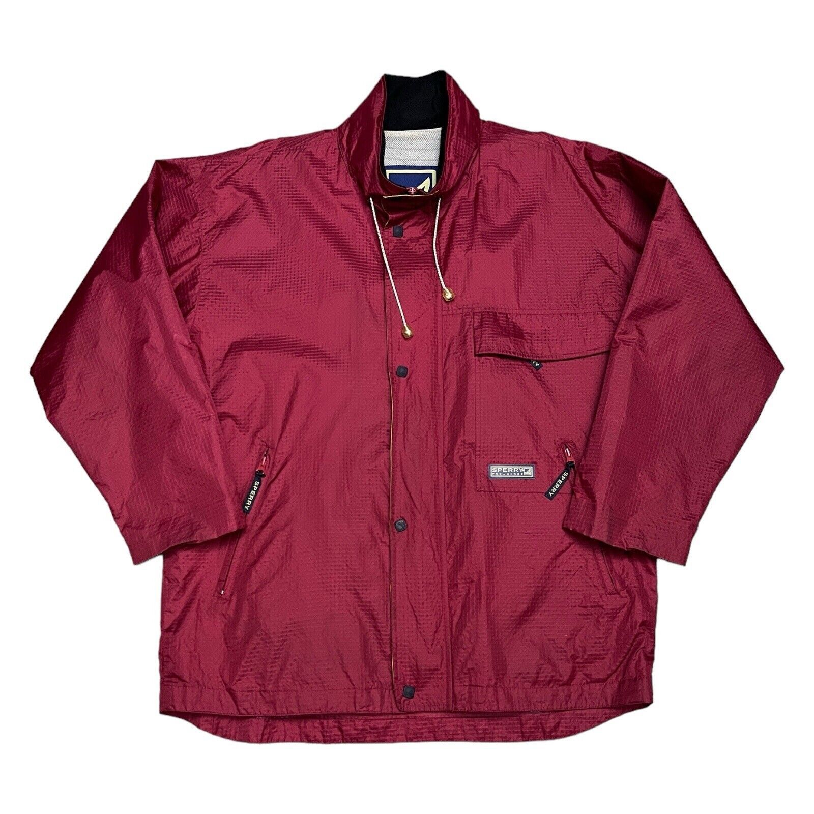 Sperry SPERRY Water Resistant Designer Windbreaker Jacket Size US XL / EU 56 / 4 - 3 Thumbnail
