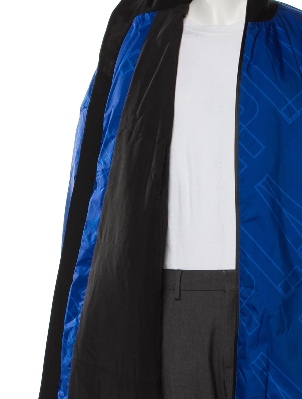 Templa Templa Blue Printed Men's Parka Size: M Size US M / EU 48-50 / 2 - 5 Thumbnail