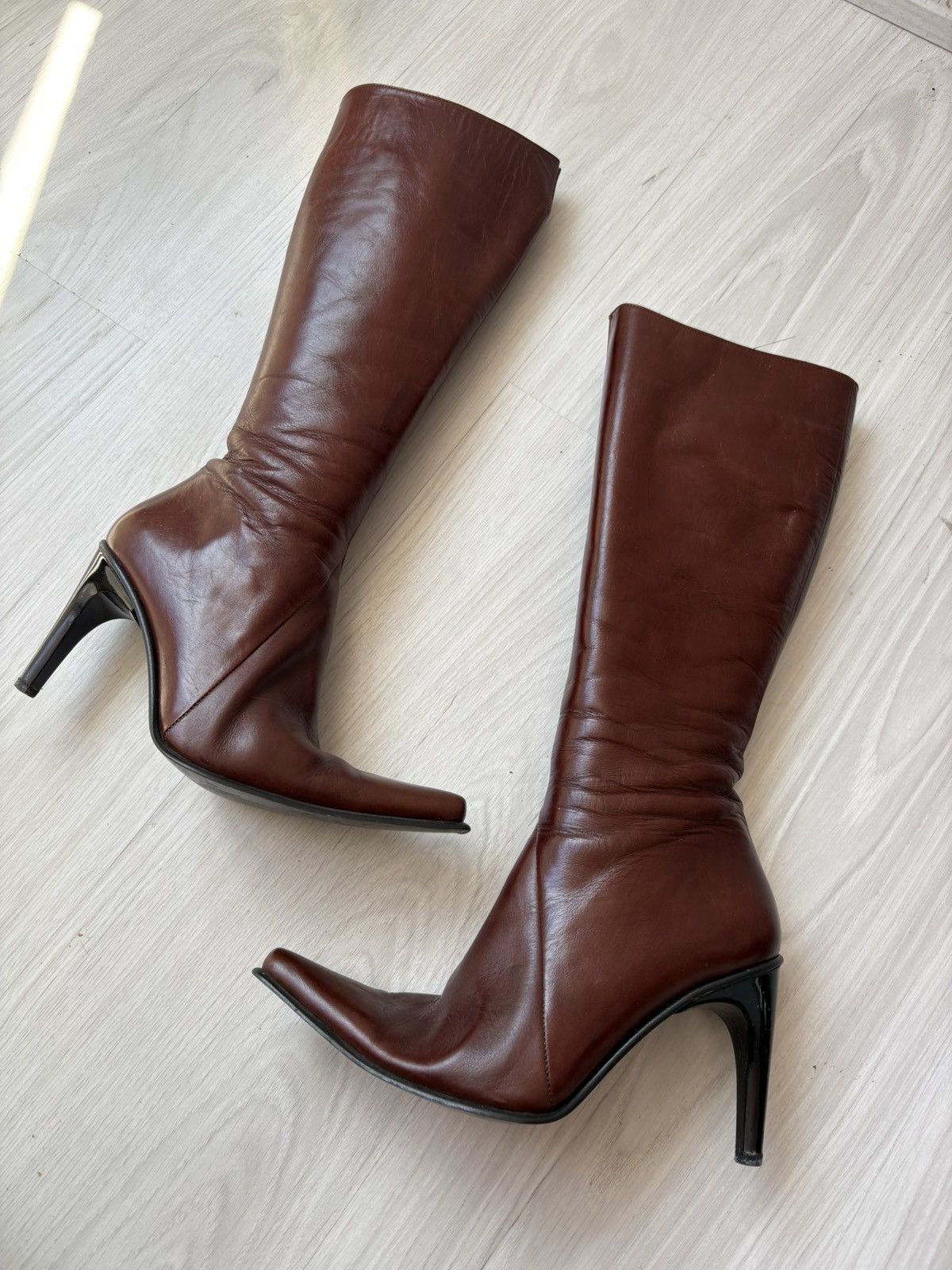 Vintage y2k leather boots Size US 6.5 / IT 36.5 - 11 Thumbnail