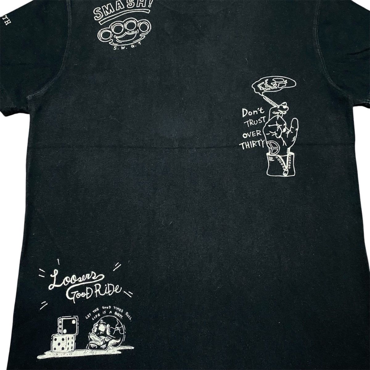 Japanese Brand Rare‼️🔥Skull Works Loosers Death Or Groly T-Shirt Size US S / EU 44-46 / 1 - 3 Thumbnail