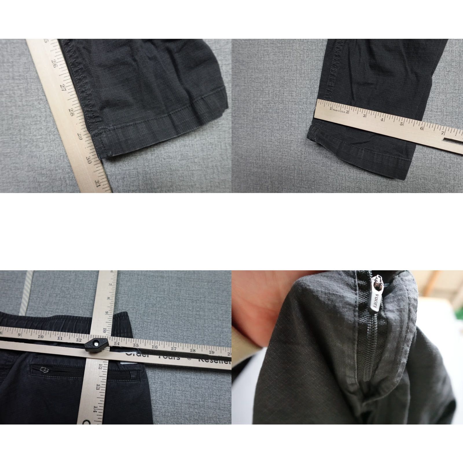 Vuori Vuori Pants Mens 30 Gray Ripstop Organic Cotton Sweatpants Tapered Outdoors Size US 30 / EU 46 - 8 Thumbnail