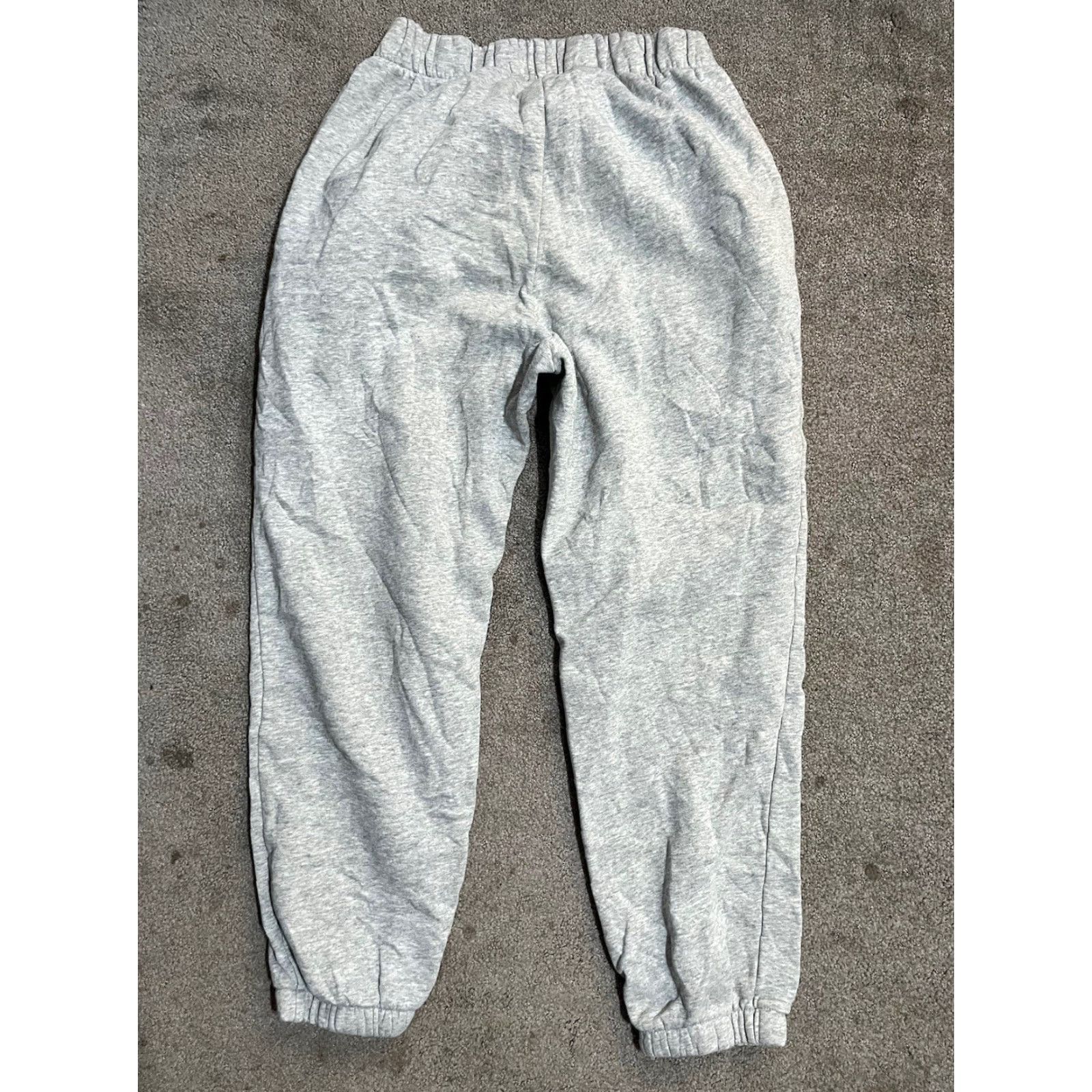 Gap Gap Sweatpants Women Gray Solid Size Medium Regular Pockets Logo Athleisure Activewear Pants Tapered 90s? (Oops) Size 28" / US 6 / IT 42 - 3 Thumbnail