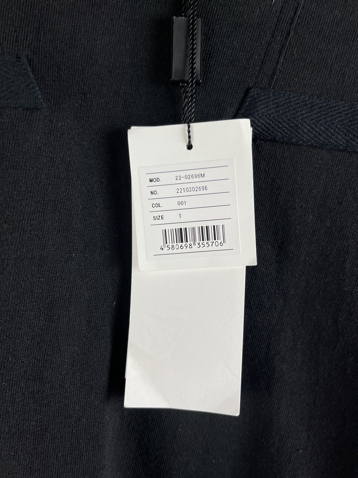 Sacai Sacai Bandana Panel Black Open Long Sleeve T-Shirt Size US S / EU 44-46 / 1 - 15 Thumbnail