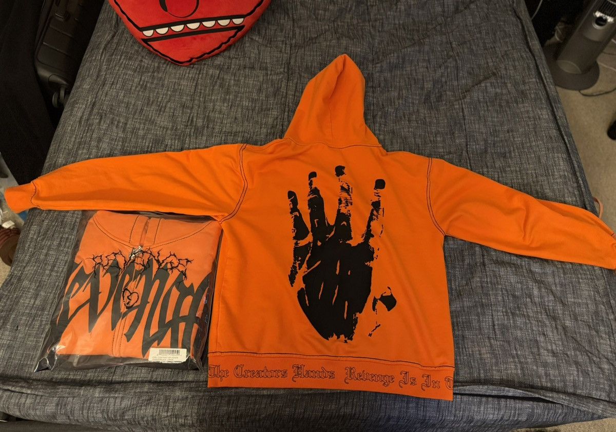Revenge Revenge X Kill Contrast Zip Hoodie Orange Size US L / EU 52-54 / 3 - 2 Thumbnail