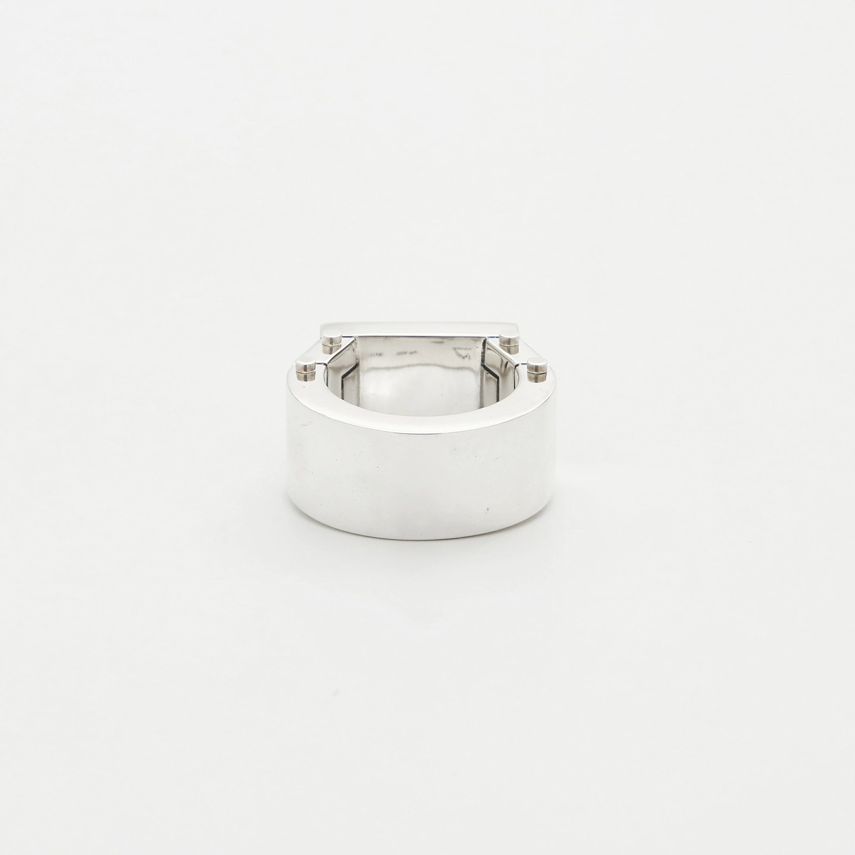 Bottega Veneta o1n1vont1124 Size: 13 / Bolt Ring in Silver Size ONE SIZE - 3 Thumbnail