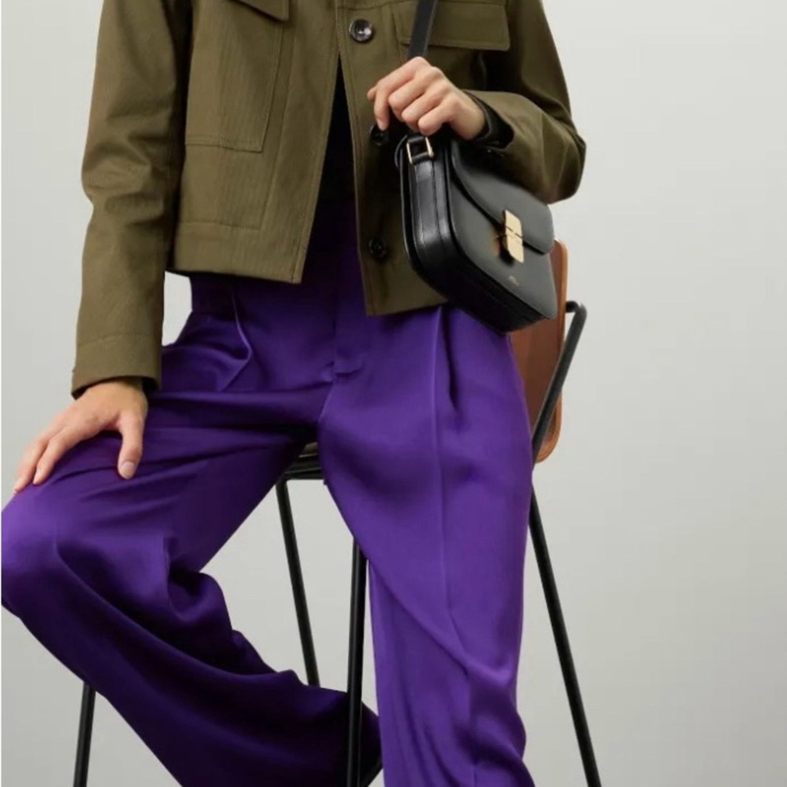 Tory Burch 179 Tory Burch $698 Olive Green Women's Jacket Size 6 Size M / US 6-8 / IT 42-44 - 2 Thumbnail