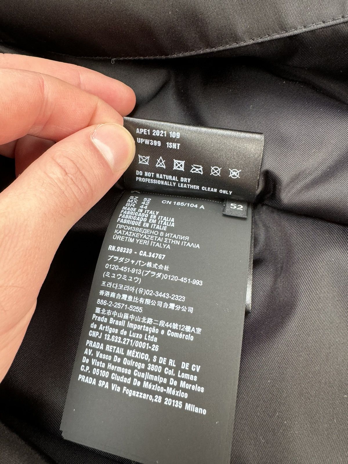 Prada GRAIL! Nappa Leather Bomber Size US L / EU 52-54 / 3 - 9 Thumbnail