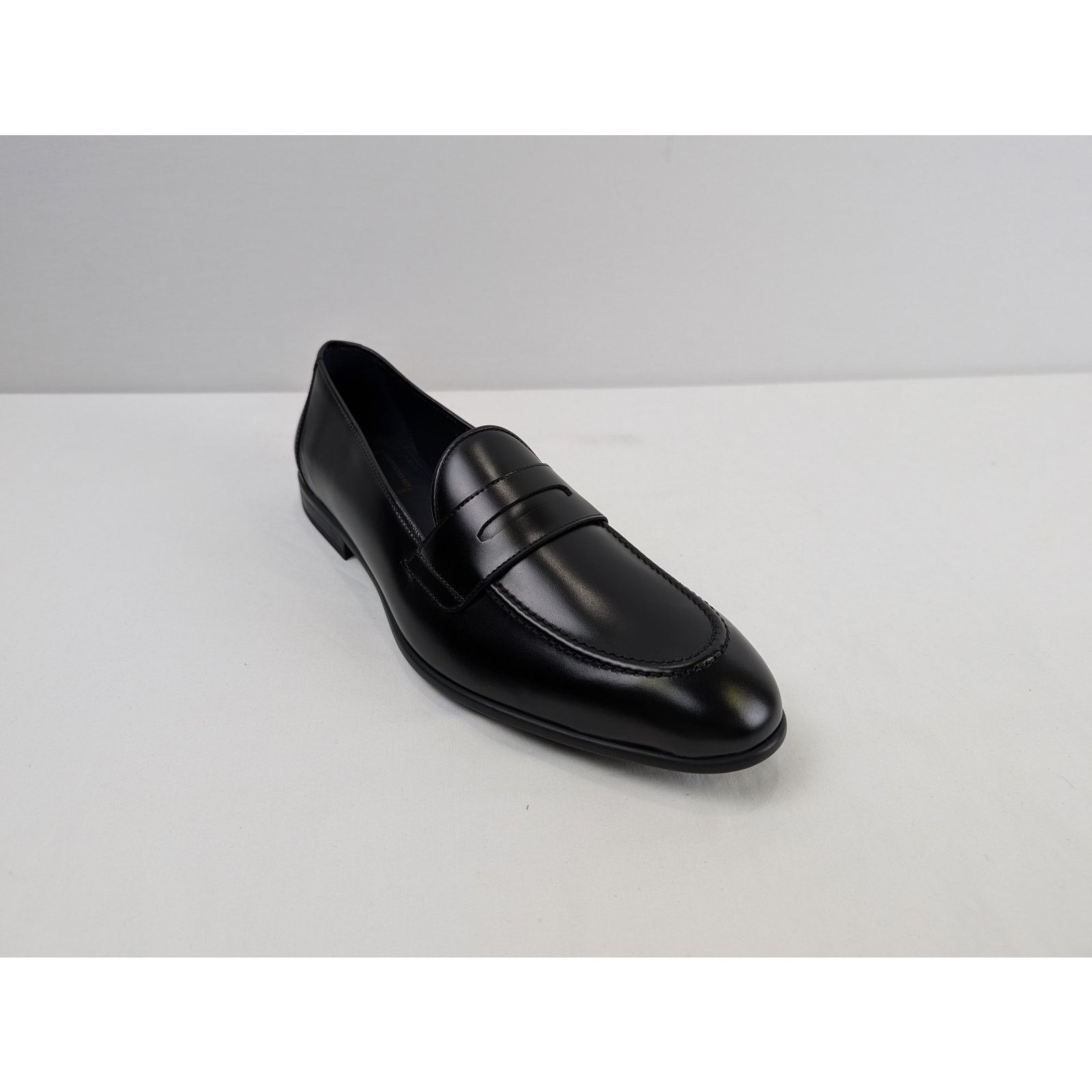 Brioni o1rshd1 Penny Loafer Uniform Shoe Boots in Black Size US 11.5 / EU 44-45 - 3 Thumbnail