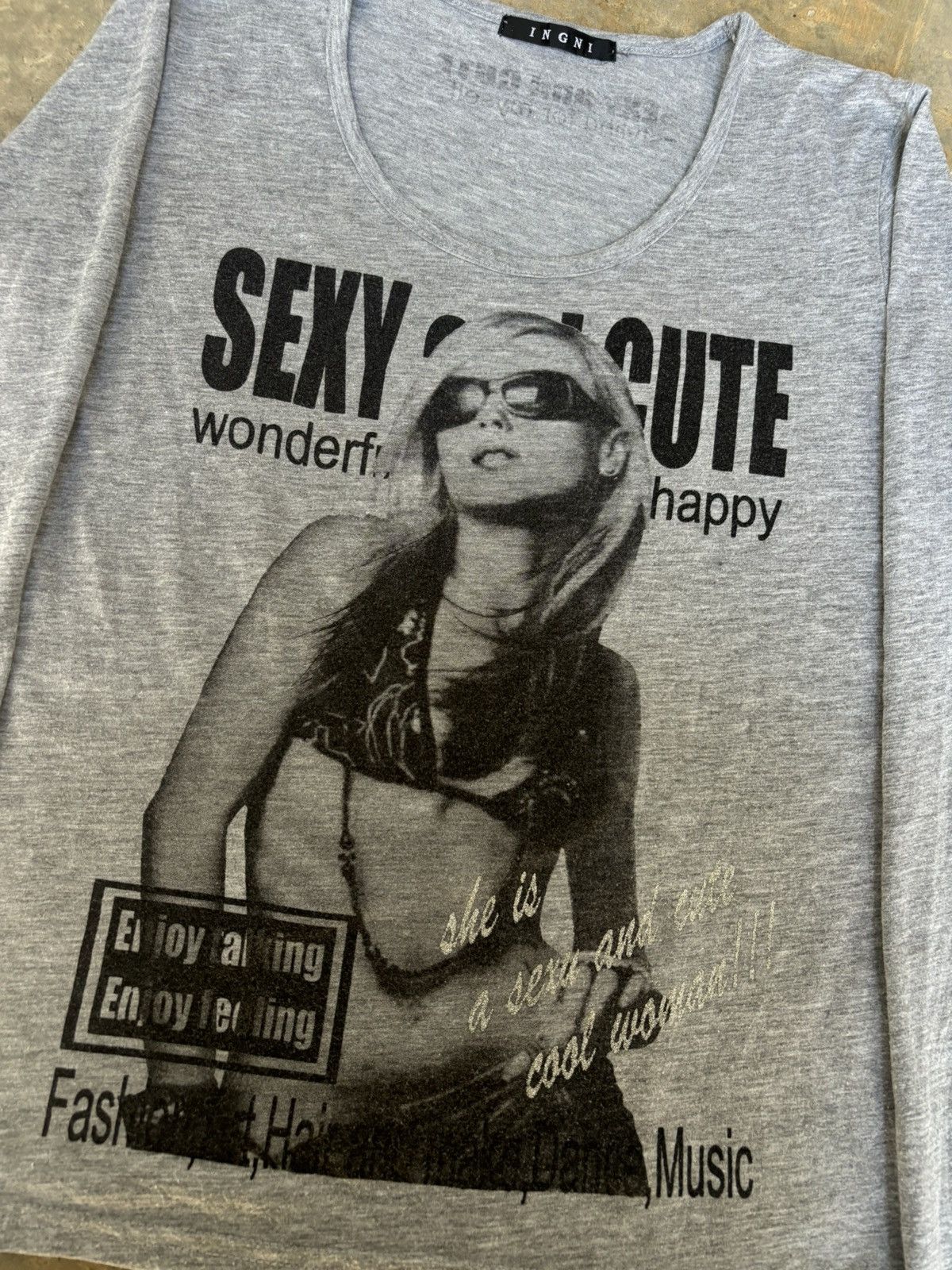 Hysteric Glamour Y2k Ingni Hysteric Glamour Style Unisex Longsleeve Size US S / EU 44-46 / 1 - 3 Thumbnail