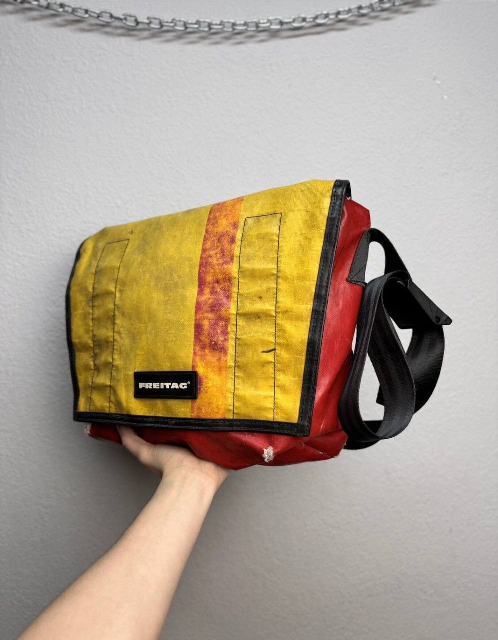 Freitag × Vintage FREITAG Messenger Unisex Tasche R124 Bird