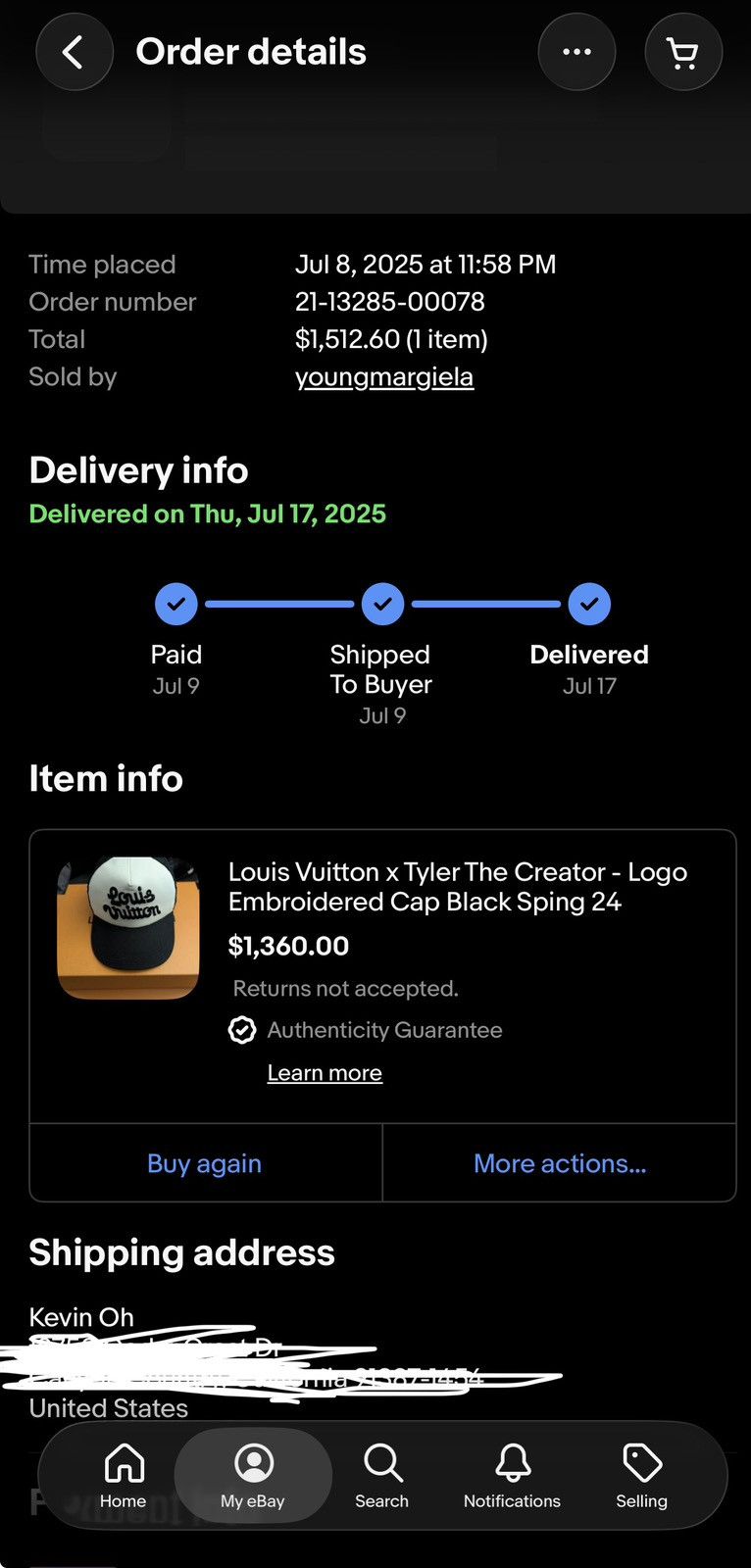 Louis Vuitton Louis Vuitton x Tyler the Creator Mesh Hat Size ONE SIZE - 15 Thumbnail