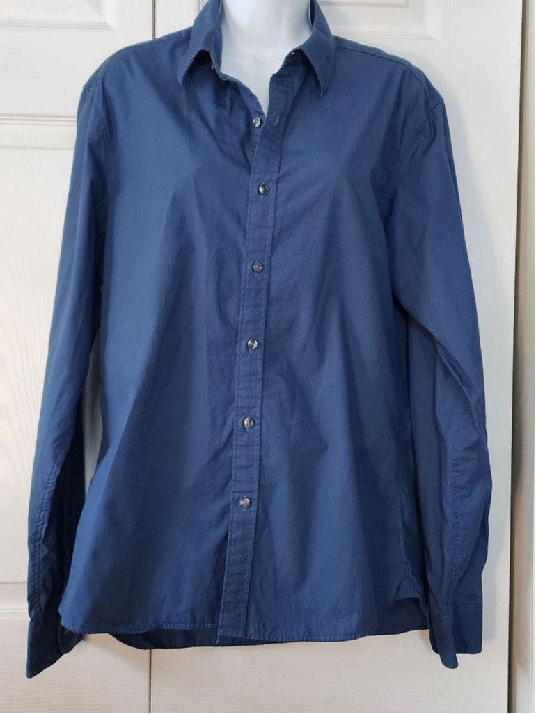 Michael Kors Men's Michael Kors Shirt, M, Blue Size US M / EU 48-50 / 2 - 2 Thumbnail