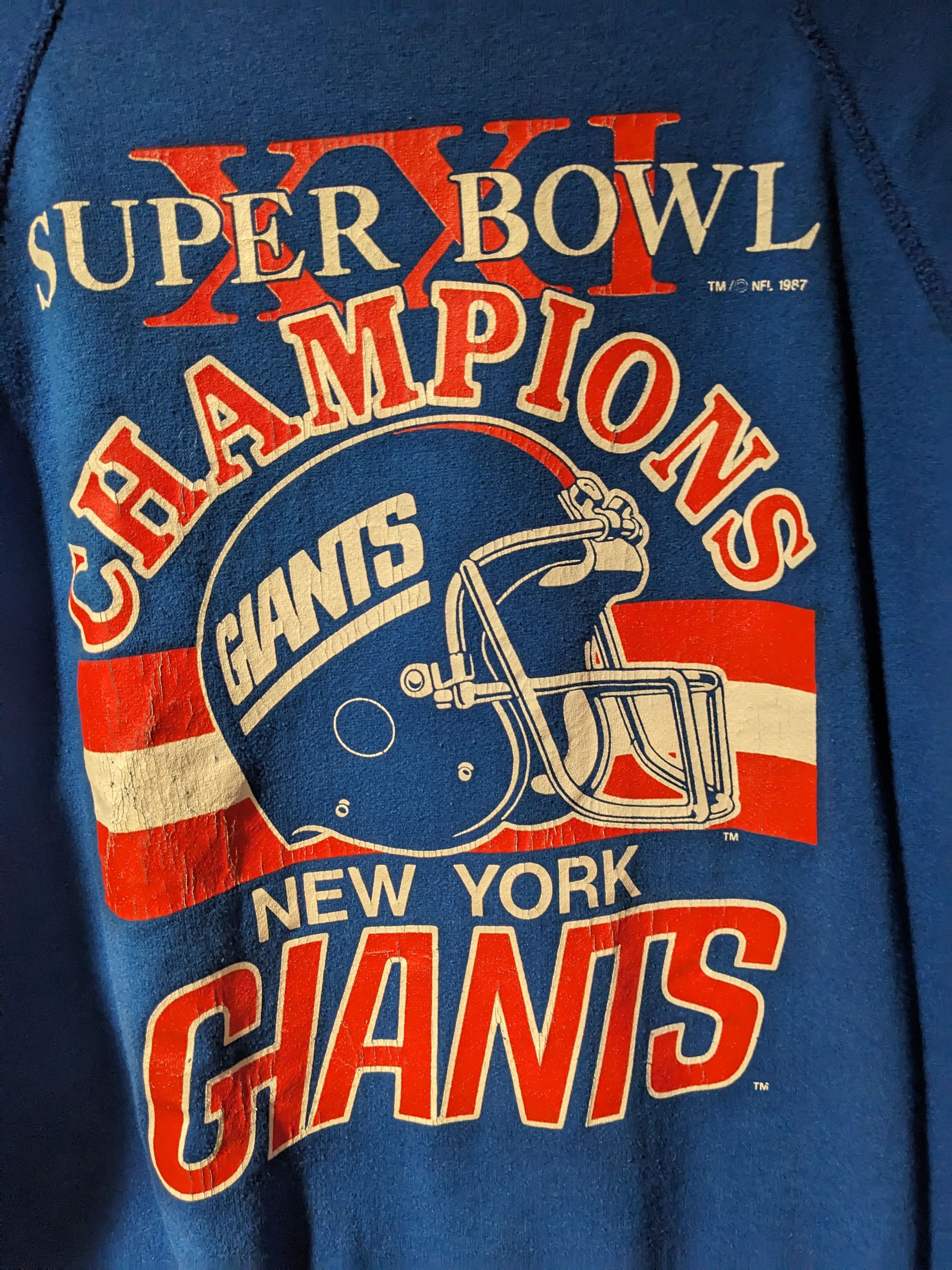 Vintage 1987 New York Giants NFL Super Bowl Sweatshirt