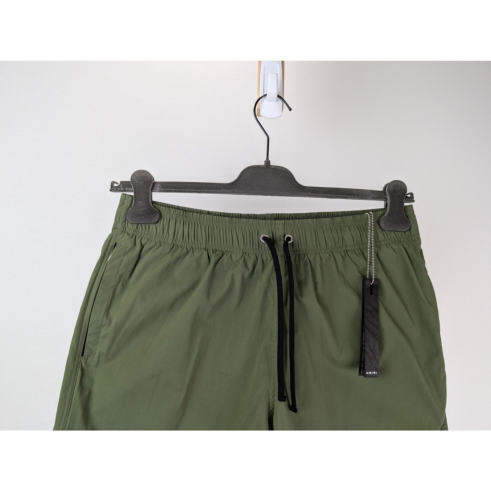 Amiri o1rshd1 Core Logo Swimtrunk Swim Wear Shorts Military Green Size US 38 / EU 54 - 2 Thumbnail