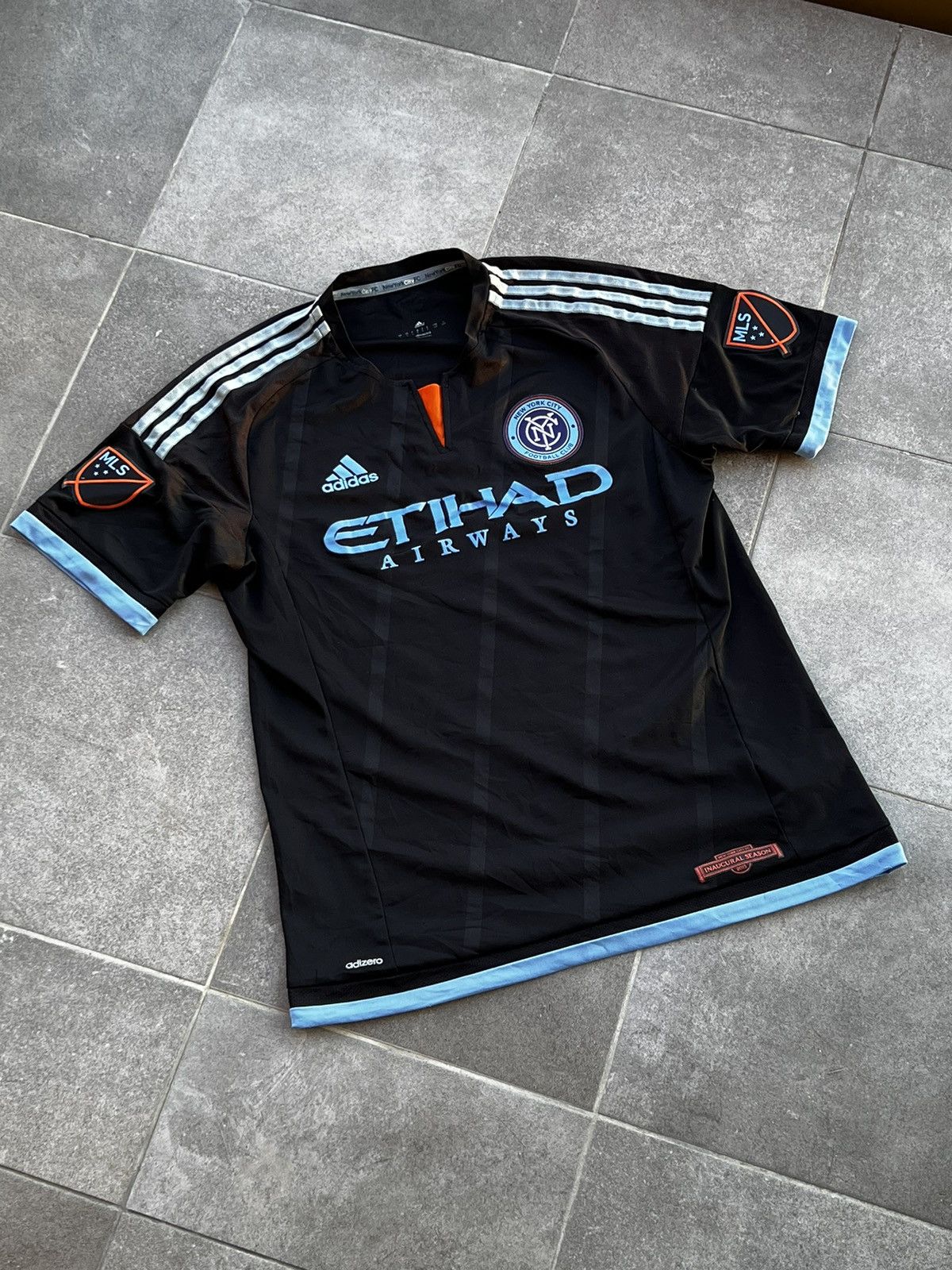 Adidas Adidas New York City FC 2015/2016 Away Soccer Jersey Kit Size US L / EU 52-54 / 3 - 1 Thumbnail