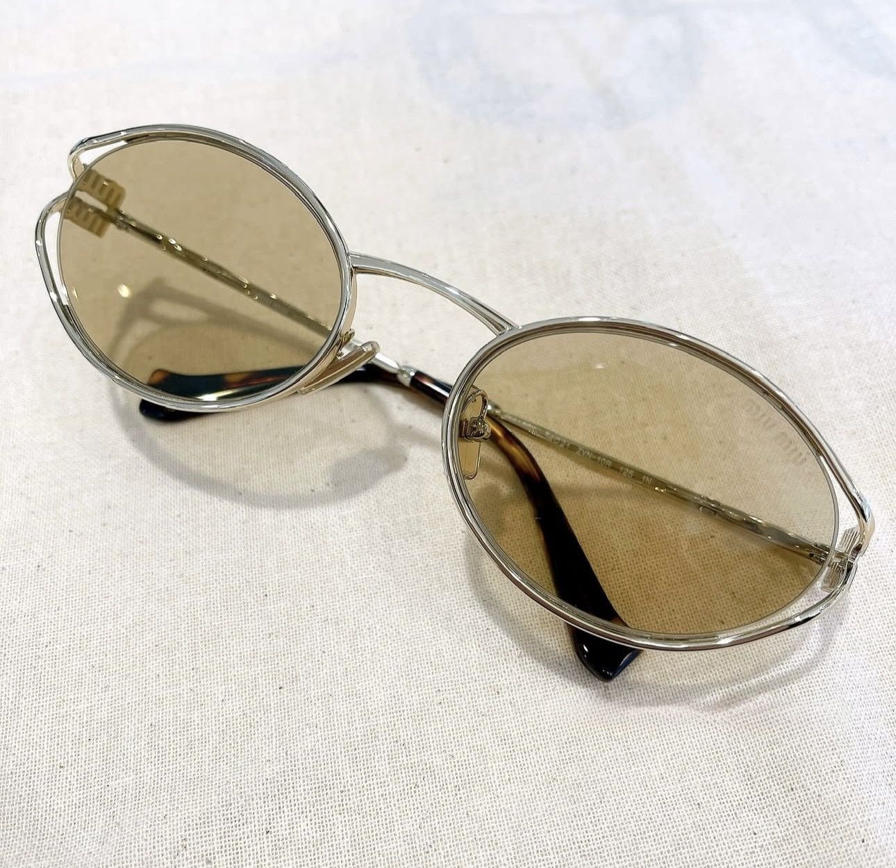 Miu Miu × Vintage NEW Miu Miu sunglasses MU 52YS ZVN10R Size ONE SIZE - 5 Thumbnail