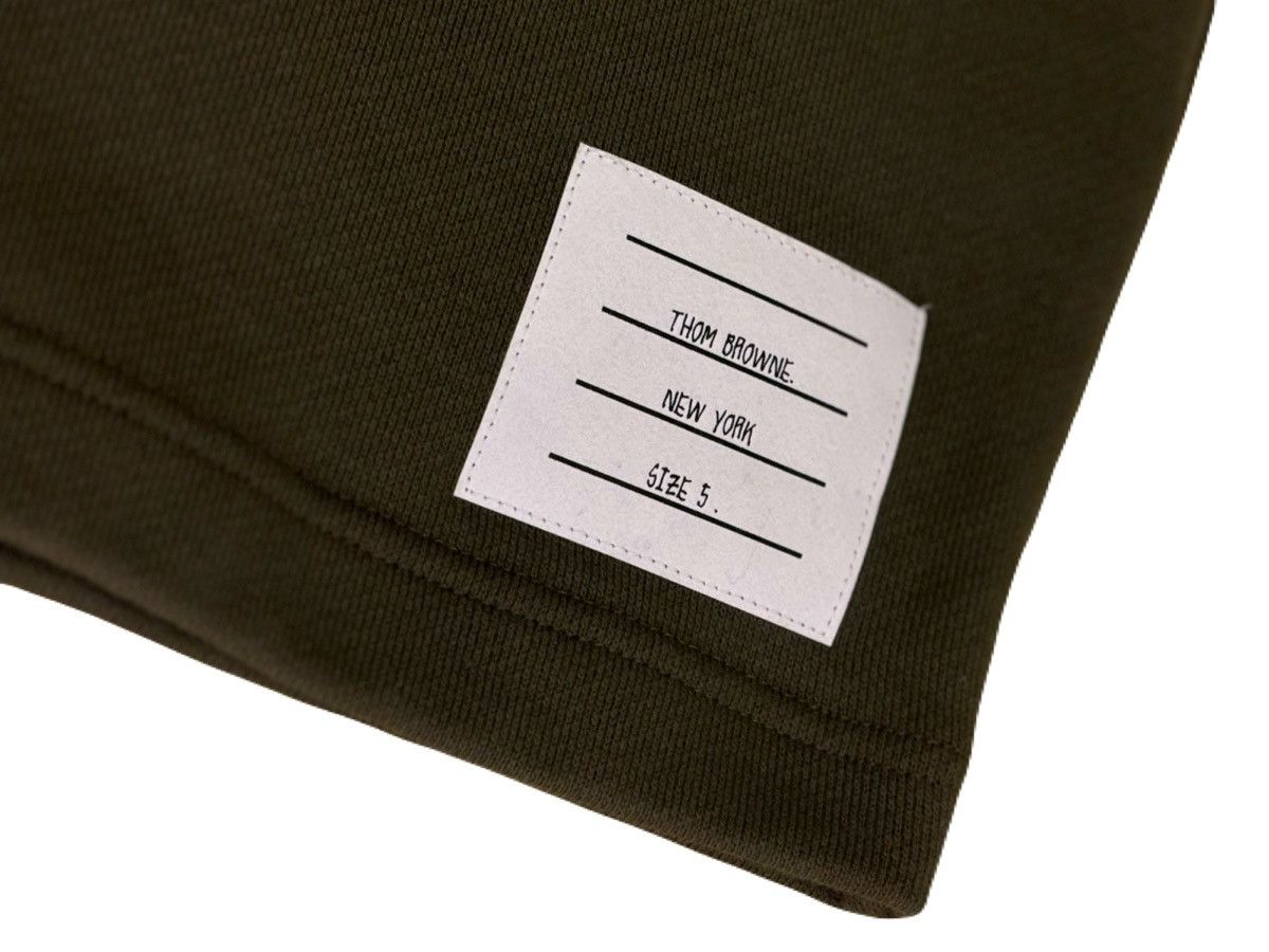 Thom Browne SZ 5 Thom Browne Mid Thigh Sweatshorts W/ RWB Patch Pkt, NWT Size US 36 / EU 52 - 4 Thumbnail